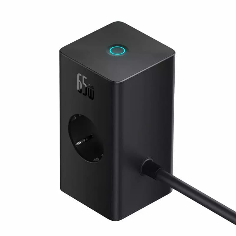 شارژر رومیزی فست شارژ 3 پورت Baseus Power Combo PSLR000301 65W — تصویر ۴