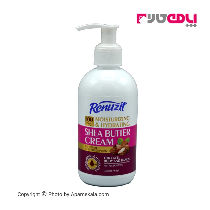 کرم مرطوب‌کننده رینوزیت مدل shea butter حجم 250 میل