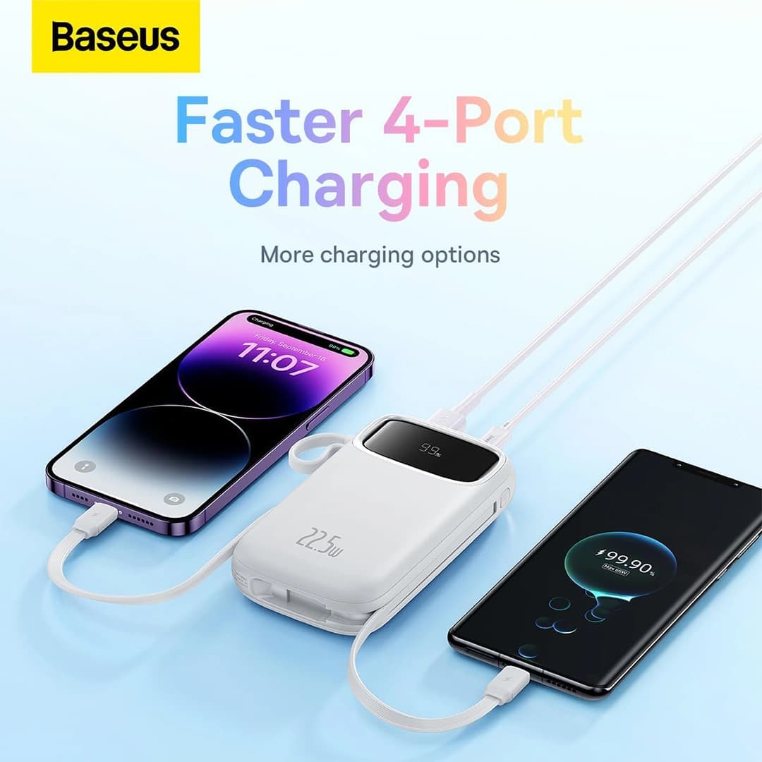 پاوربانک 20000mAh باسئوس مدل QPow2 — تصویر ۶