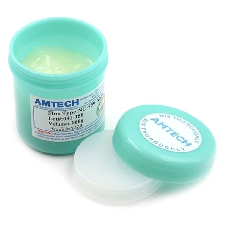 روغن فلکس کاسه ای AMTECH Rma-223 با وزن 100 گرم — تصویر ۲