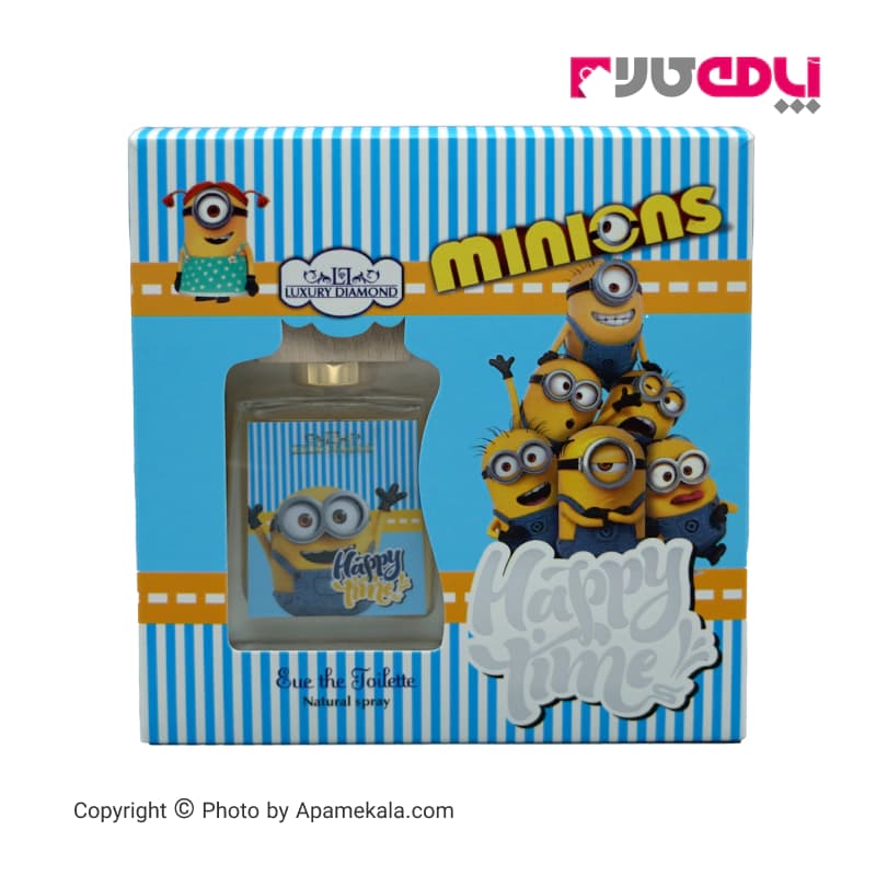 عطر کودک لاکچری دیاموند مدل minions حجم 50 میل — تصویر ۲