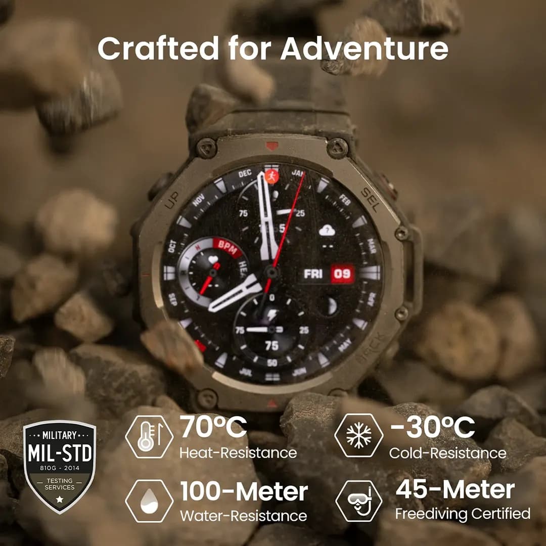 ساعت مچی هوشمند امیزفیت مدل Amazfit T-REX 3 — تصویر ۶