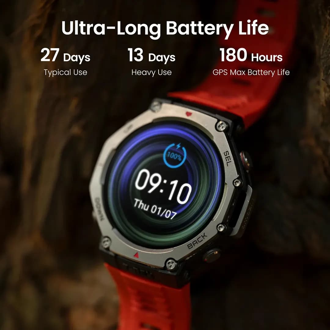 ساعت مچی هوشمند امیزفیت مدل Amazfit T-REX 3 — تصویر ۷