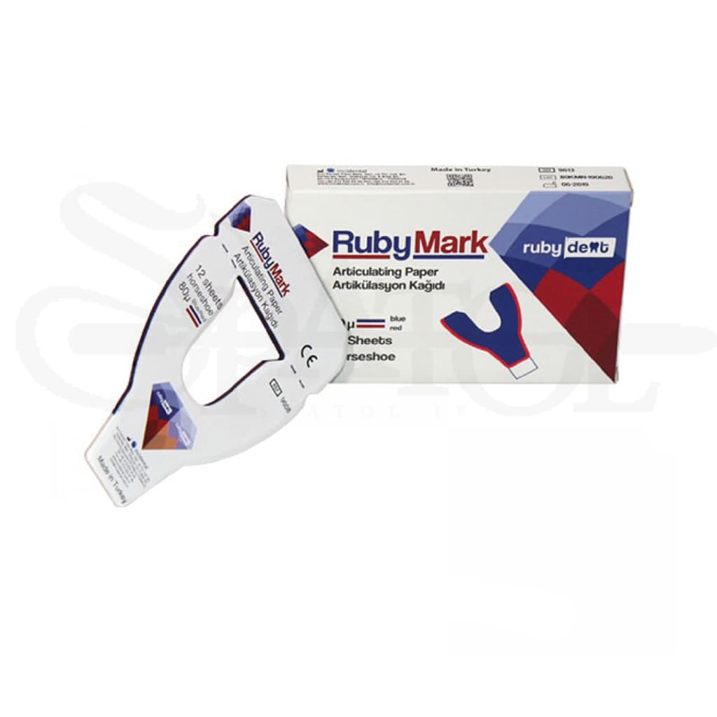 کاغذ کاربن نعل اسبی رابی(آبی/قرمز) 80 میکرون –Ruby 72 عددی برند incidental