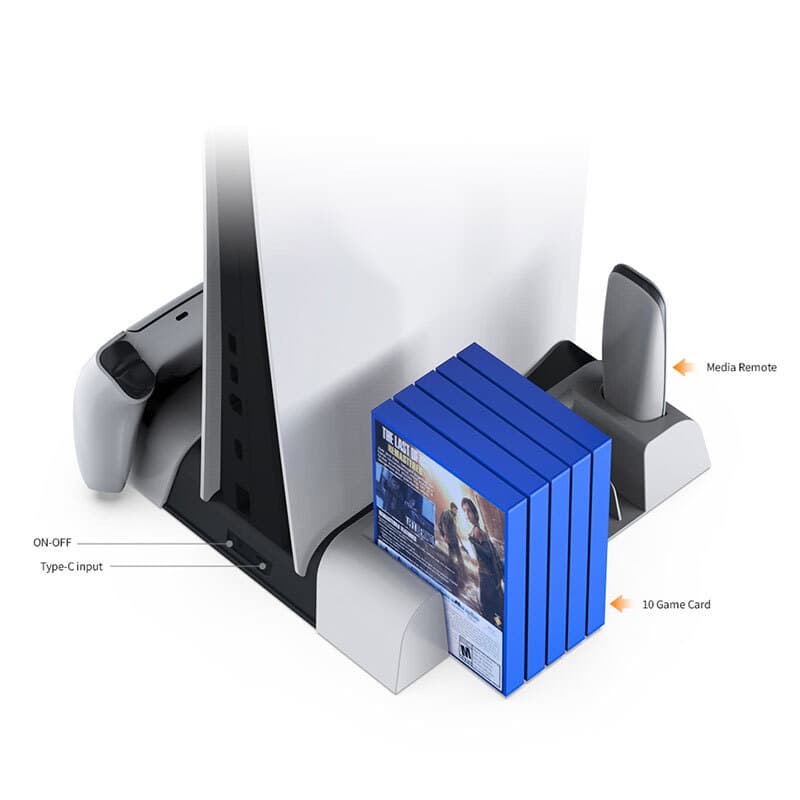 خنک کننده و شارژر دسته PS5/PS5 Slim/PS5 Pro دابی TP5-3536D — تصویر ۸