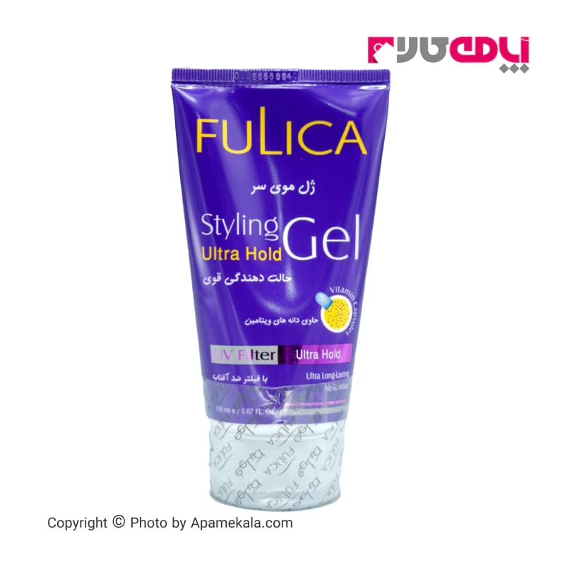 ژل موی حالت دهنده فولیکا مدل ultra hold حجم 150 میلی لیتر