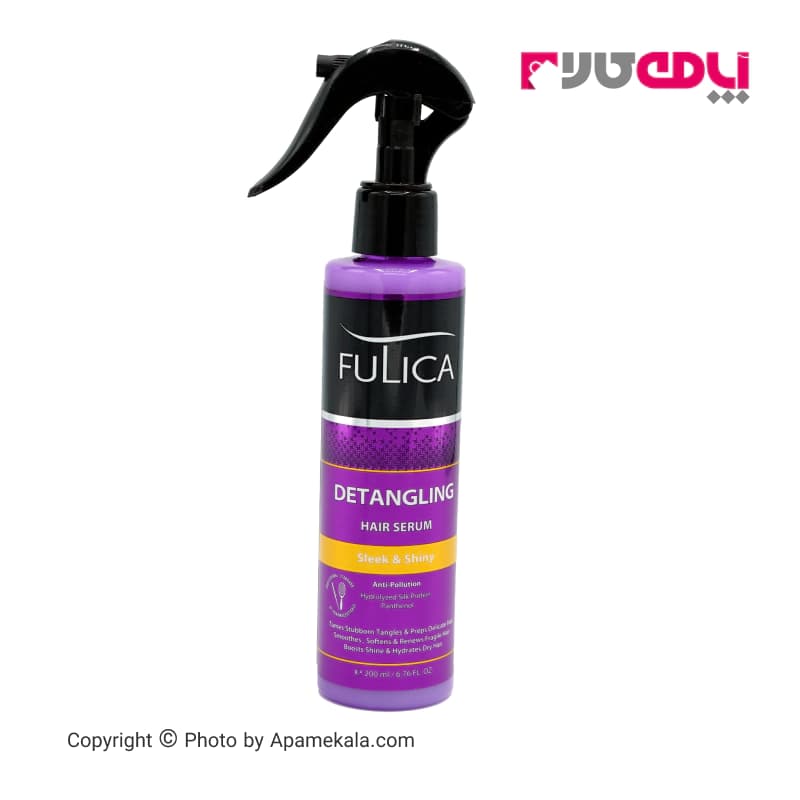 سرم براق کننده مو فولیکا مدل detangling
