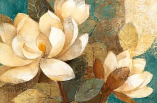 پوستر دیواری بکگراند گل نقاشی کد f-9014