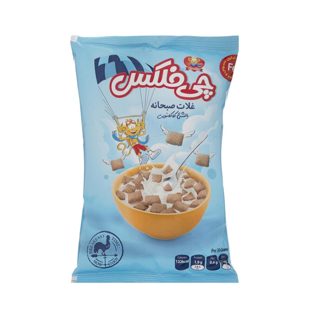 چی فلکس (چی پف) بالشتی مغزدار شکلاتی چی توز 100 گرم