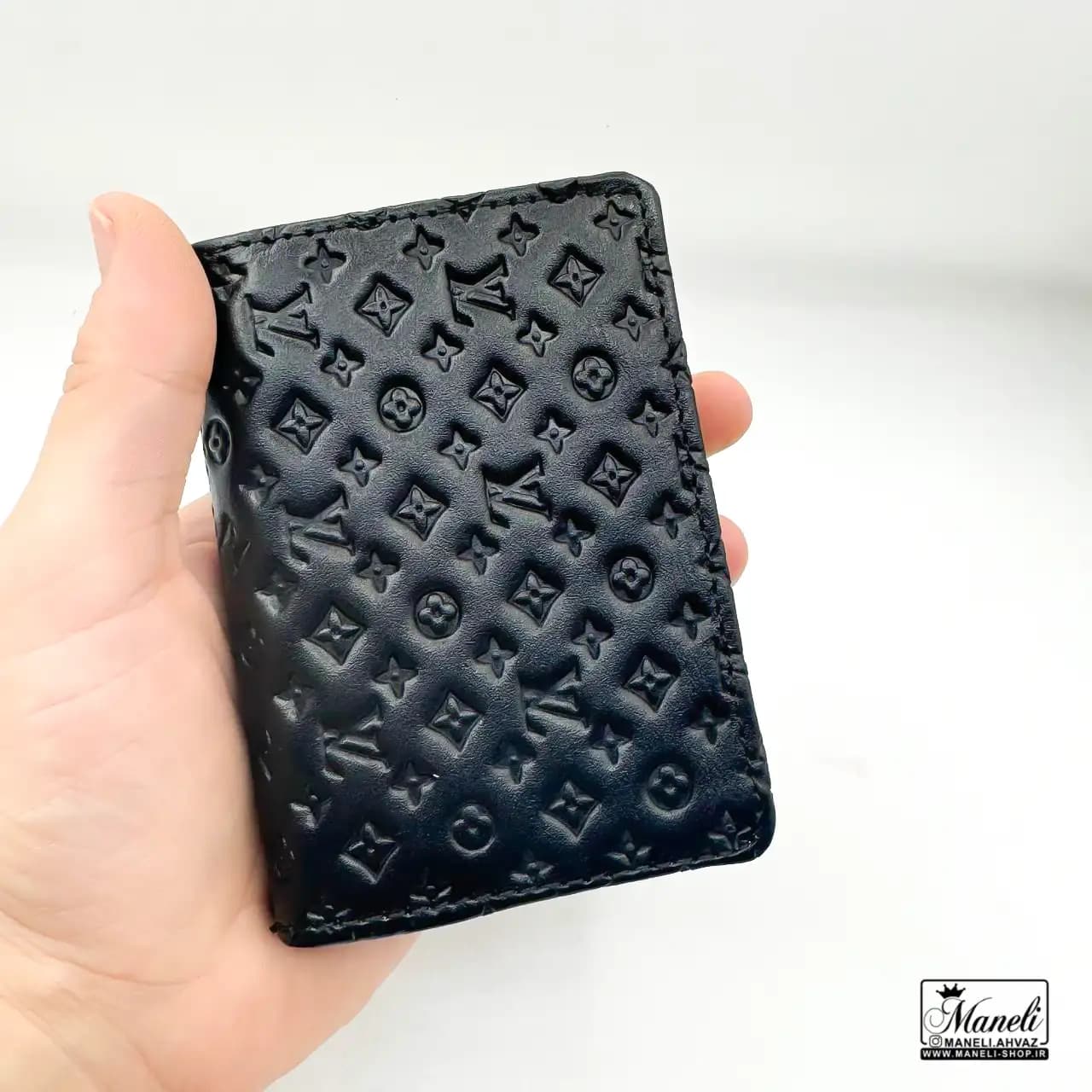 جاکارتی چرم طرح‌دار لویی ویتون LV | رنگ مشکی و عسلی 14030389 — تصویر ۲