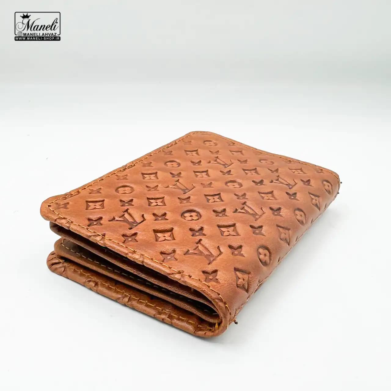 جاکارتی چرم طرح‌دار لویی ویتون LV | رنگ مشکی و عسلی 14030389 — تصویر ۵