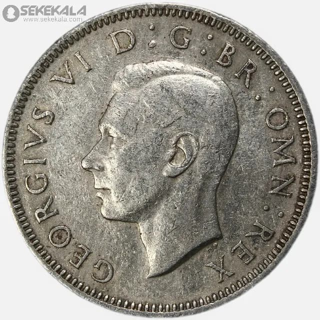 سکه 1 شیلینگ انگلیس 1949 (جرج ششم) — تصویر ۲