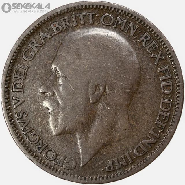 سکه نیم پنی انگلیس 1926 (جرج پنجم)