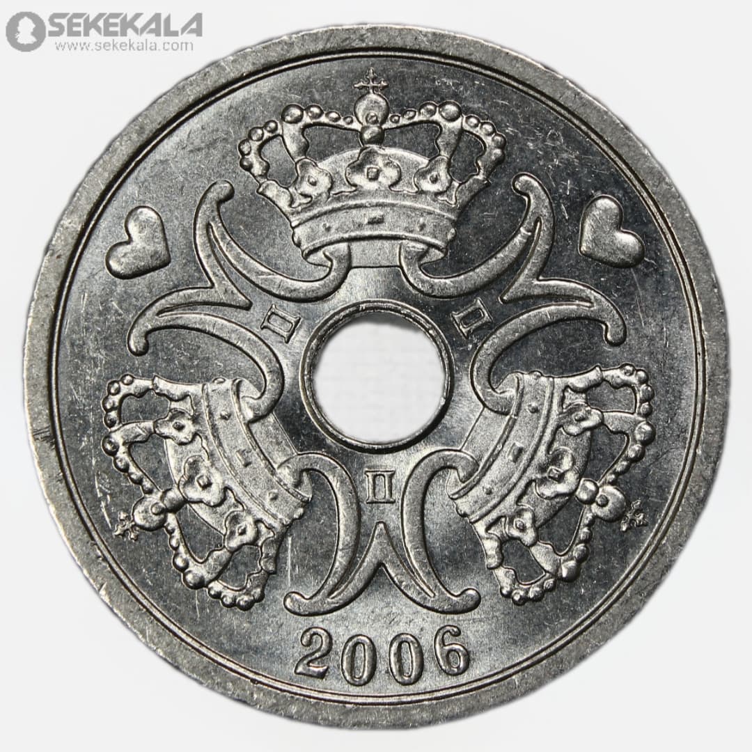 سکه 1 کرون دانمارک 2007 (AU)