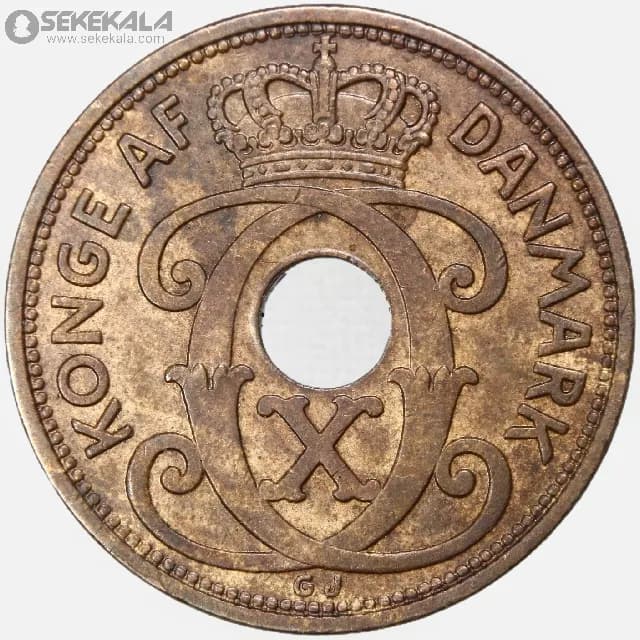 سکه 5 اوره دانمارک 1939