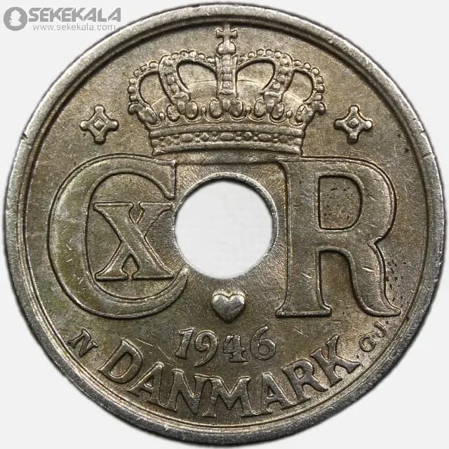 سکه 10 اوره دانمارک 1946