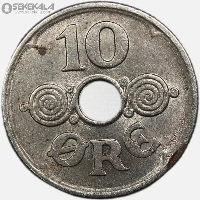 سکه 10 اوره دانمارک 1946 — تصویر ۲