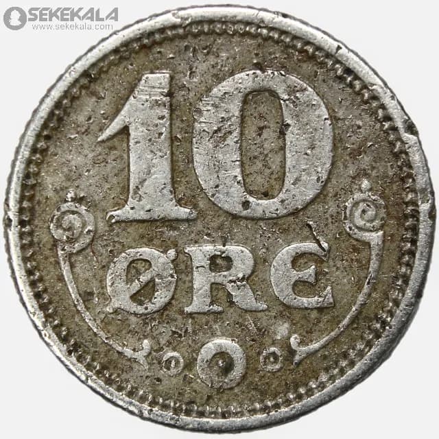 سکه 10 اوره دانمارک 1920 — تصویر ۲