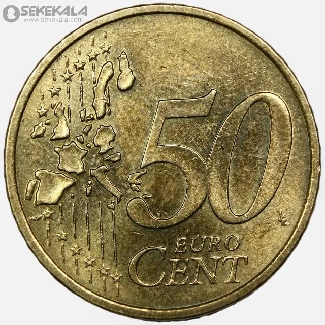 سکه 50 سنت یورو آلمان 2002 (AU) — تصویر ۲