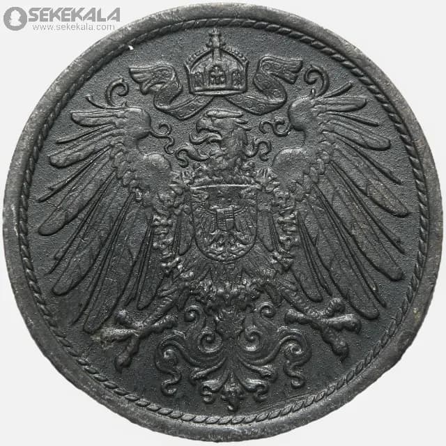 سکه 10 فنیگ امپراتوری آلمان 1921