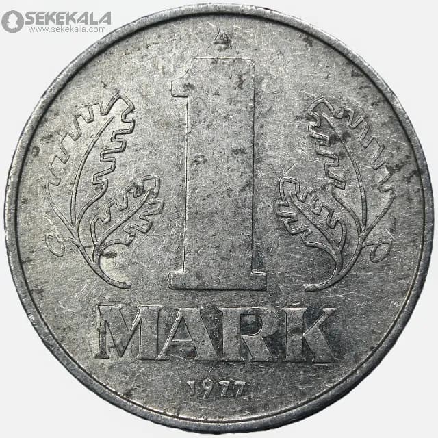 سکه ۱ مارک آلمان شرقی 1977
