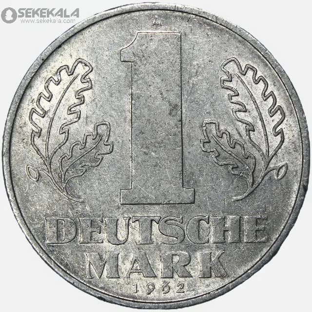 سکه ۱ مارک آلمان شرقی 1962 (AU)