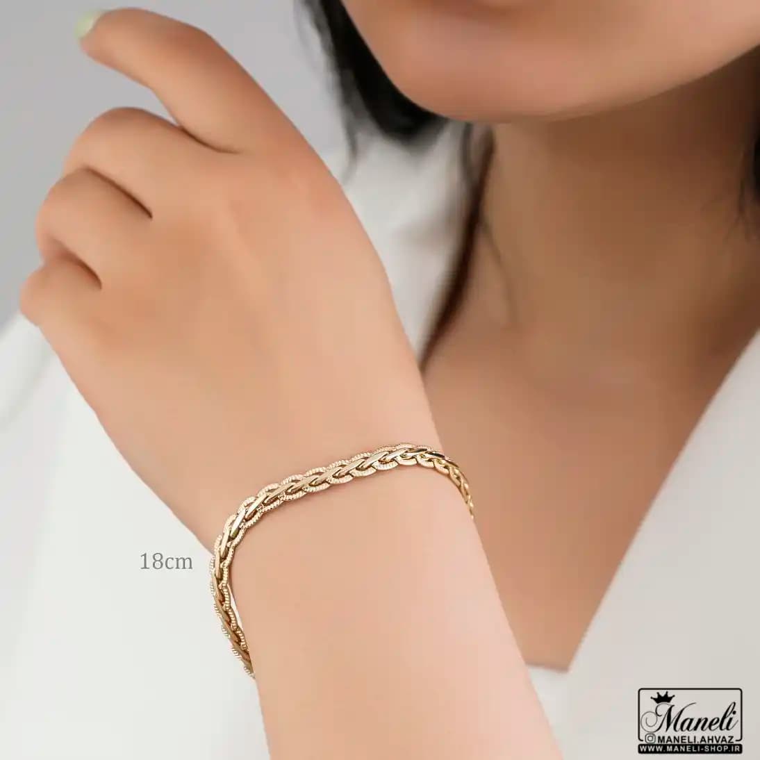 دستبند ژوپینگ زنانه اصل بدون نگین 14030334
