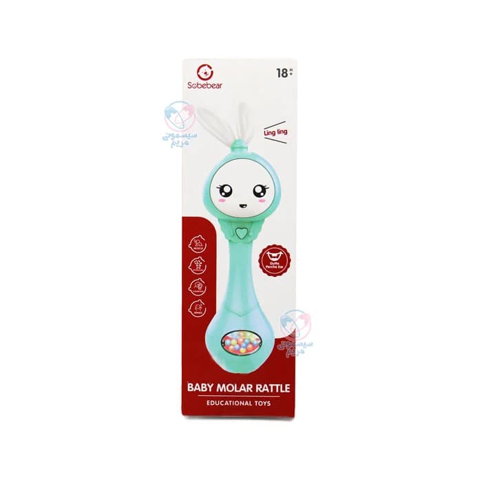 جغجغه خرگوشی سوببر Sobebear 5505 — تصویر ۳