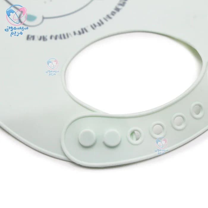 پیشبند سیلیکونی کیکابو Kikkaboo محفظه دار خرس — تصویر ۲