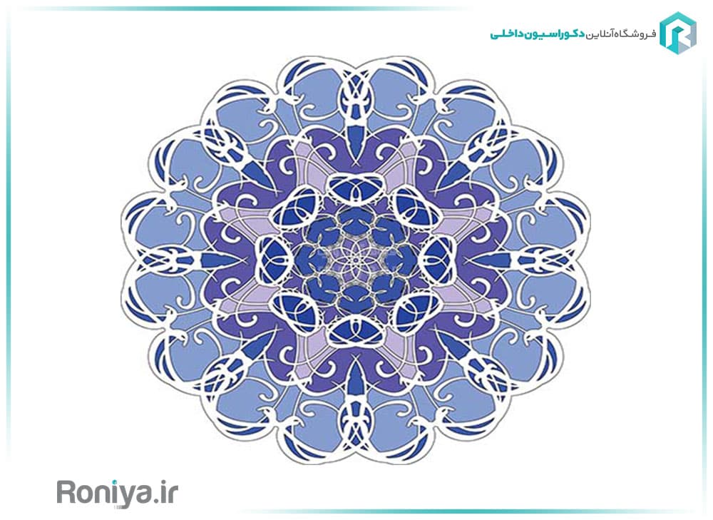 آسمان مجازی طرح اسلیمی کد 49