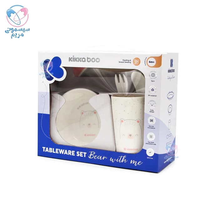سرویس ملامین کیکابو Kikkaboo خرس — تصویر ۶