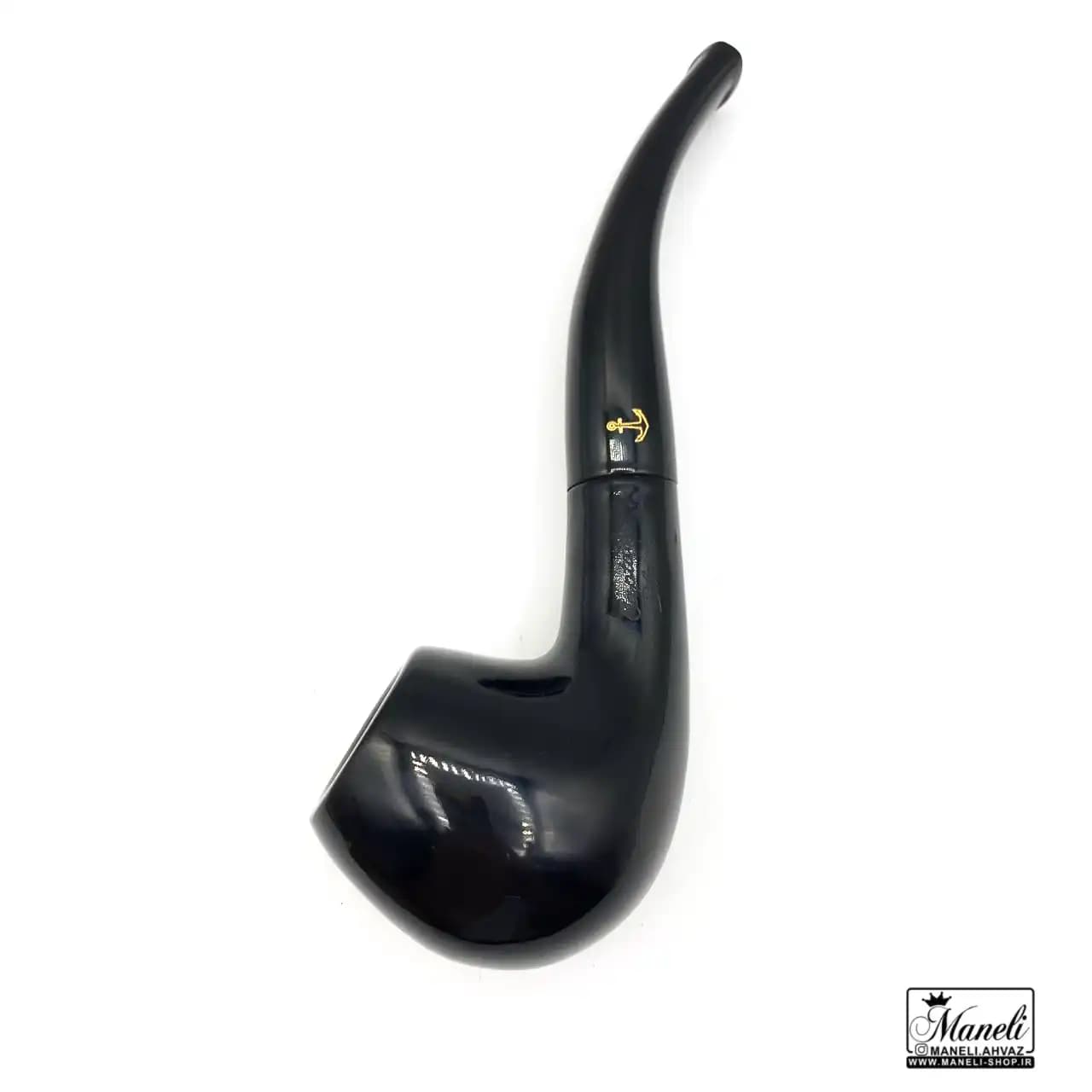 پیپ چوبی تمام مشکی capitan black 14030237 — تصویر ۴