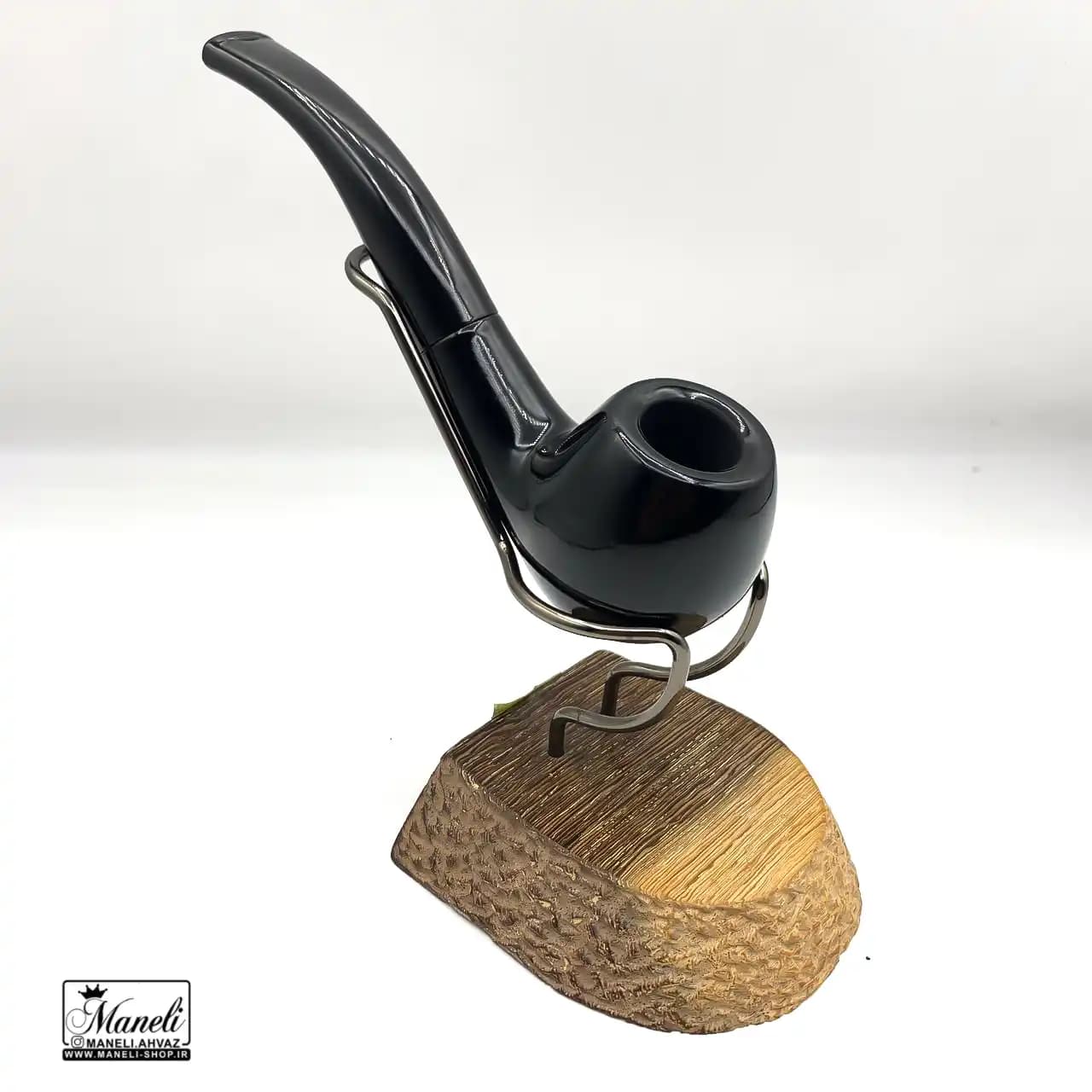 پیپ چوبی تمام مشکی capitan black 14030237