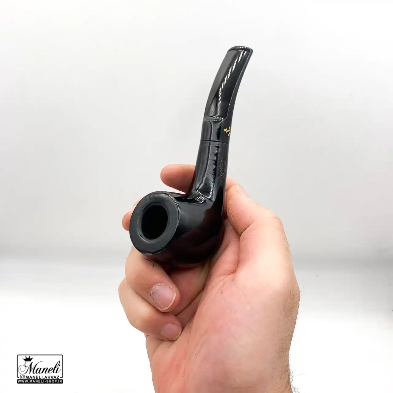 پیپ چوبی تمام مشکی capitan black – 14030230 — تصویر ۲