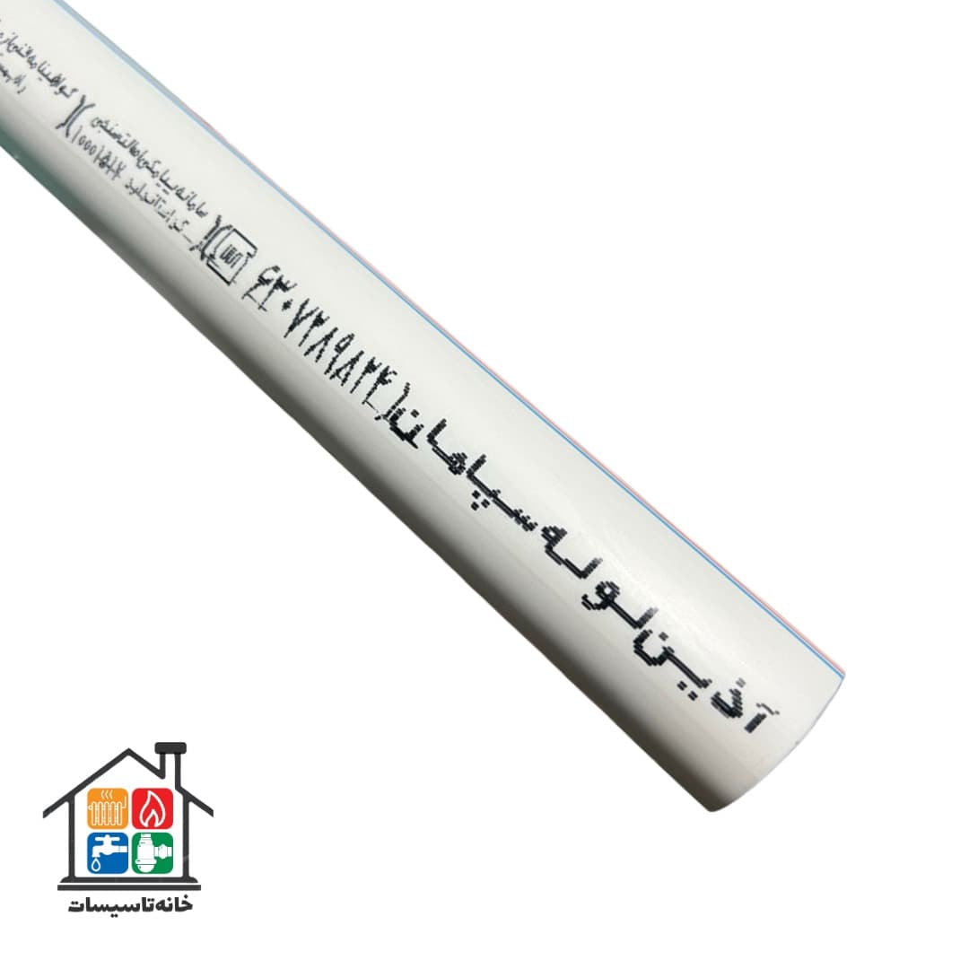 لوله پلیمری آذین تک لایه سایز PP.RCT 50
