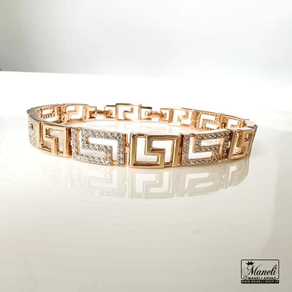 دستبند ورساچه ژوپینگ اصل رنگ ثابت 0115 — تصویر ۲