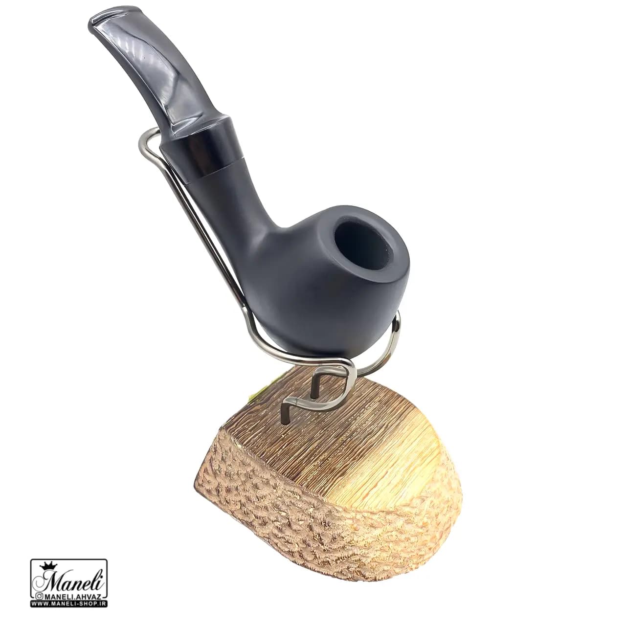 پیپ چوبی کاپیتان بلک مشکی مات کد 1268