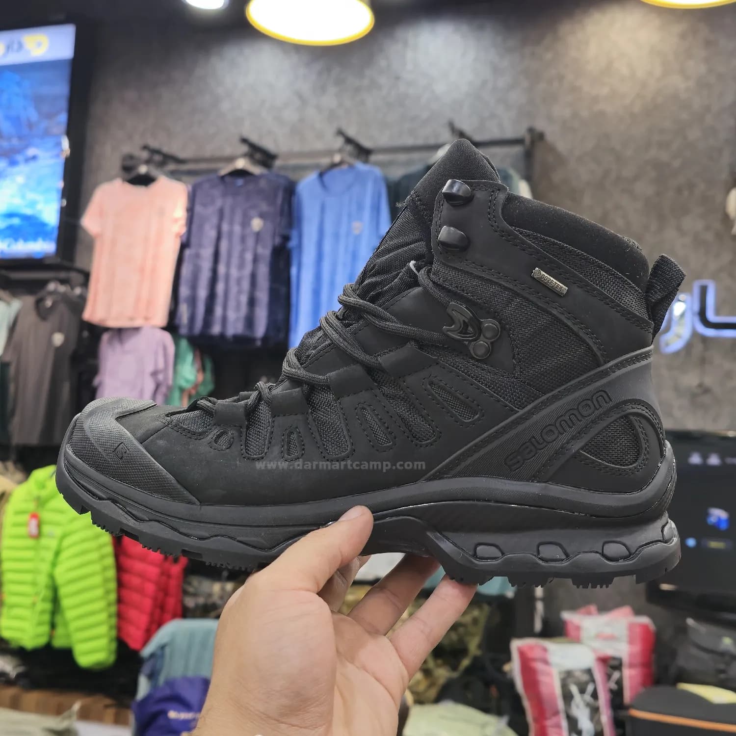 کفش طبیعت گردی و کوهنوردی مردانه برند سالامون مدل GORE-TEX — تصویر ۶