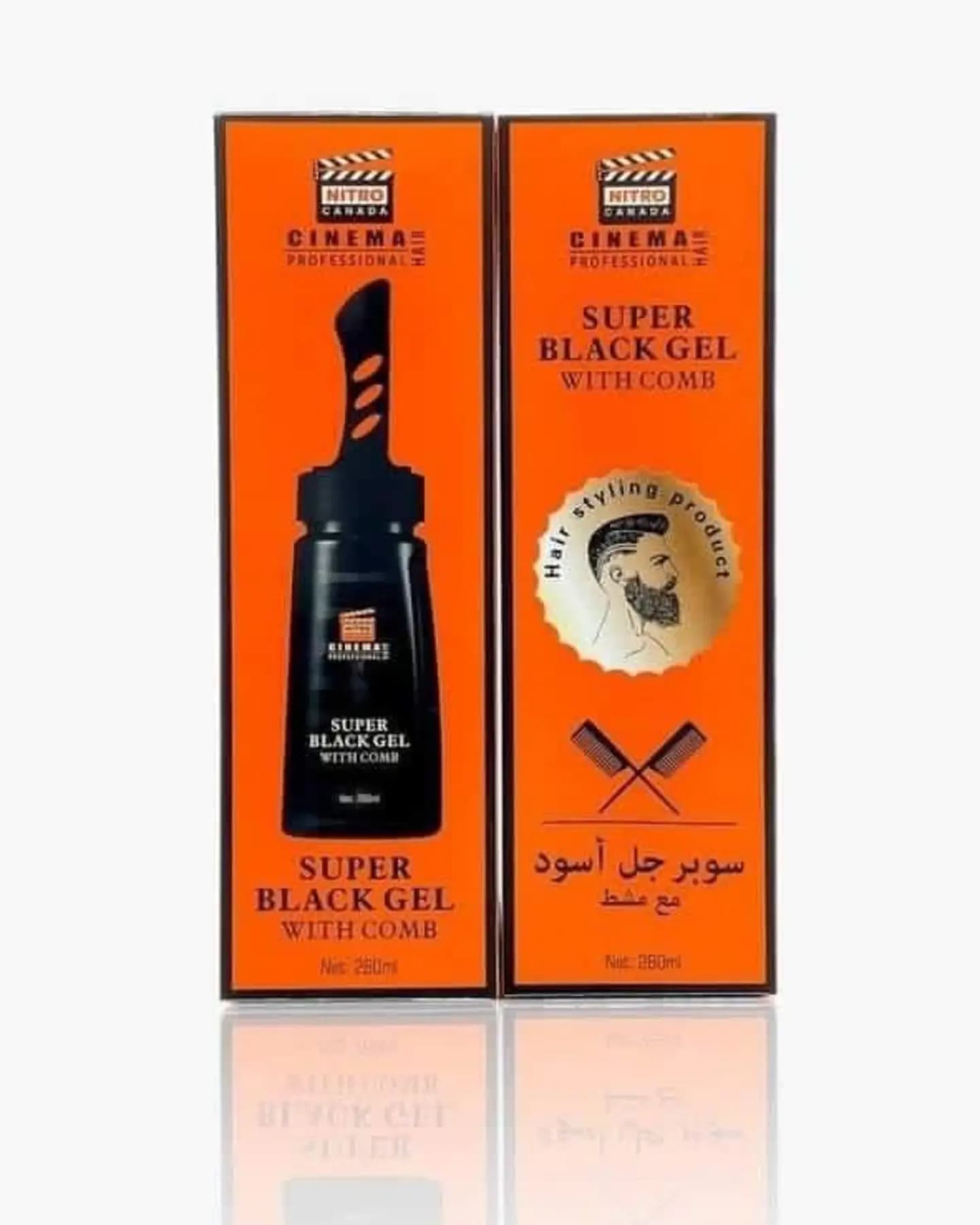 ژل حالت دهنده مو شانه دار مدل جنتلمن حجم 260 میلی لیتر — تصویر ۲