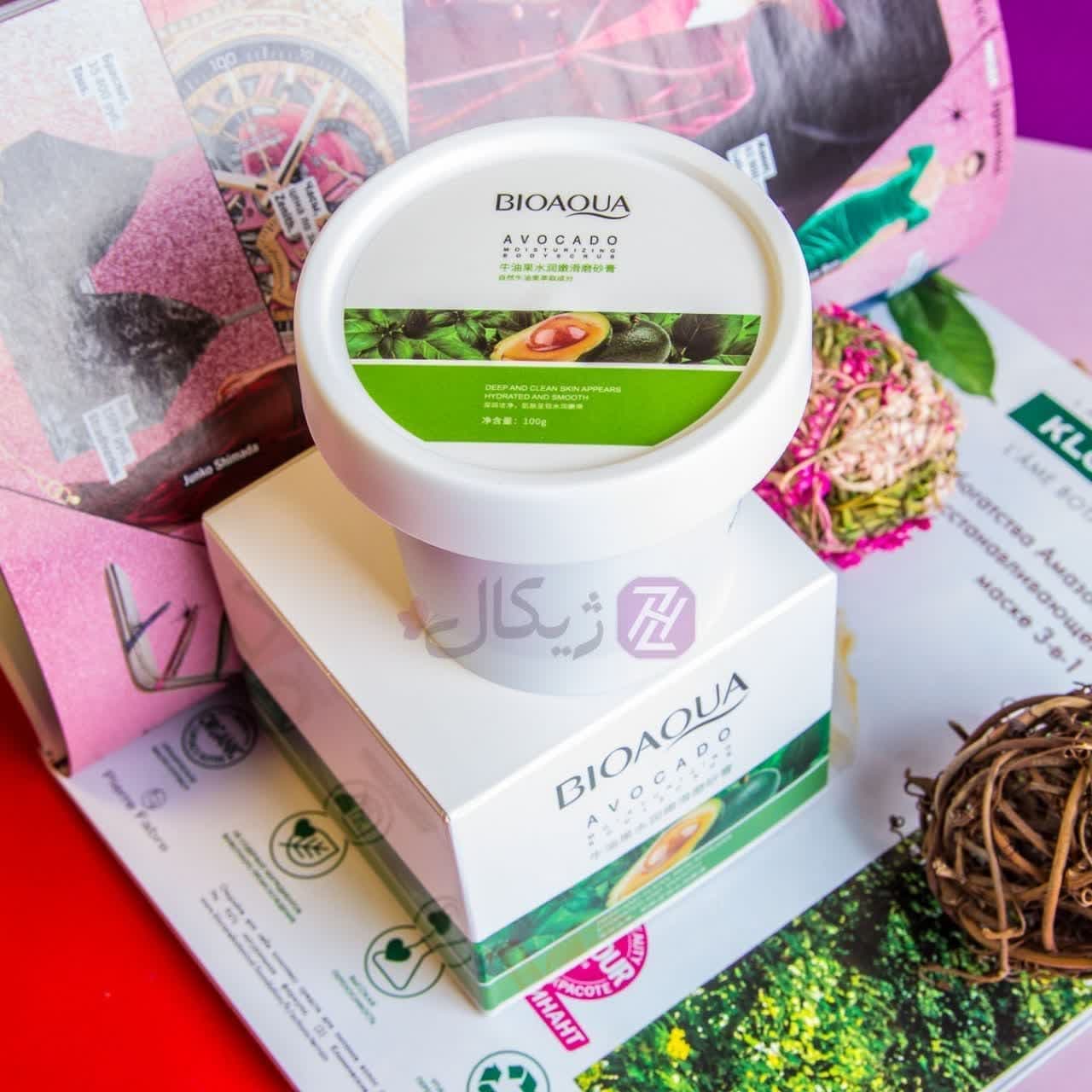 اسکراب روشن کننده آووکادو بیوآکوا حجم 100 گرم — تصویر ۲