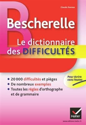 کتاب Bescherelle Le Dictionnaire des Difficultes