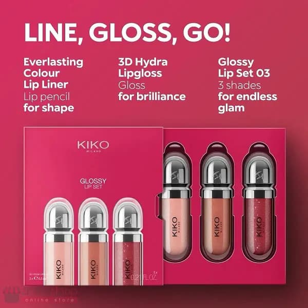 ست لیپگلاس مدل GLOSSY LIP SET — تصویر ۴