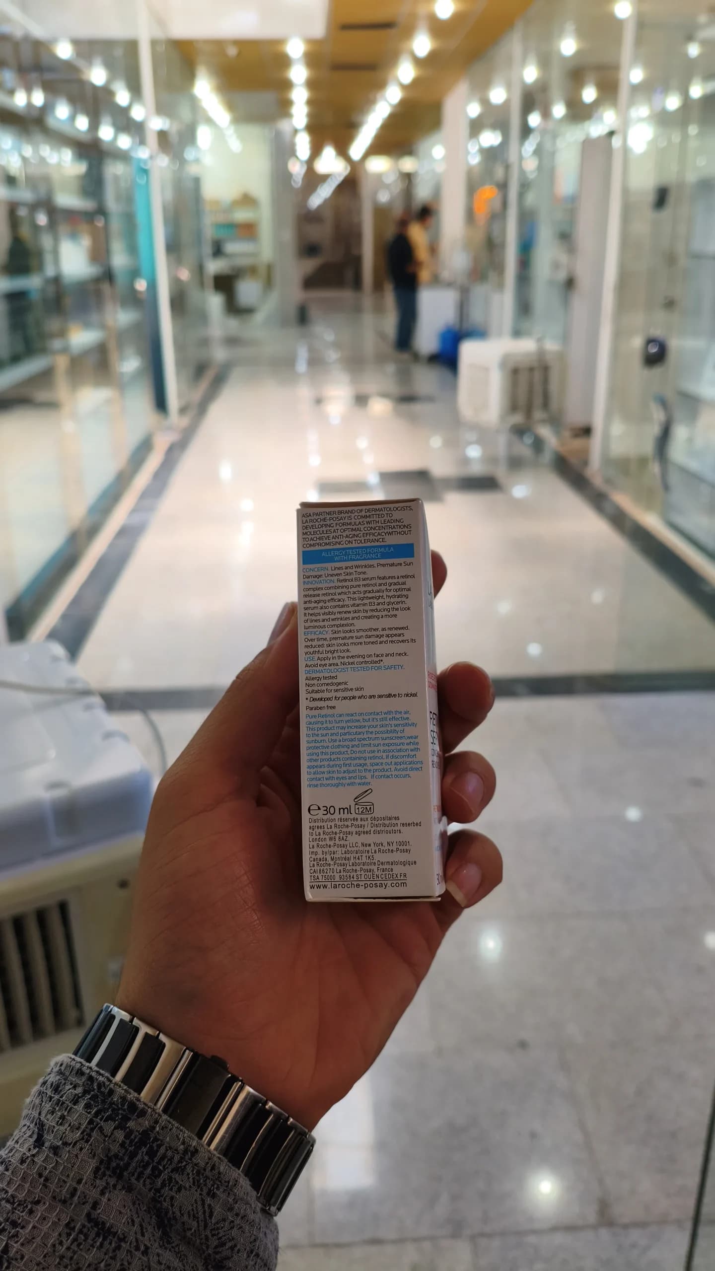 سرم رتینول لاروش پوزای B3 30 میل — تصویر ۳