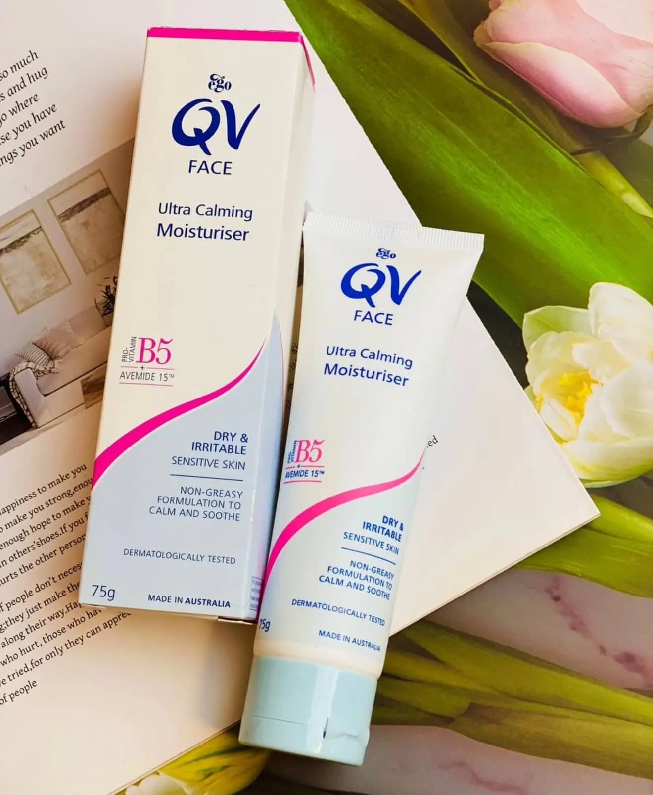 کرم مرطوب کننده و تسکین دهنده کیووی ۷۵ میل — تصویر ۳
