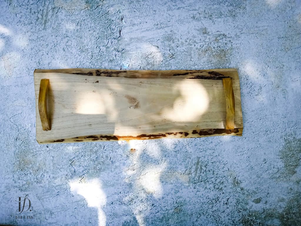سینی سرو روستیک طرح 3 — تصویر ۲