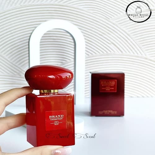 عطر ادکلن مینی جورجیو آرمانی آرمانی پرایو رژ مالاکایت برند کالکشن | Giorgio Armani Prive Rouge Malachite حجم 25میل کد 217 — تصویر ۳