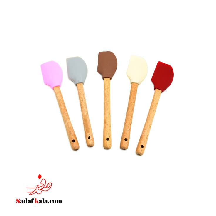 لیسک سیلیکونی دسته چوبی گرد بزرگ اواستایل (36)/404 — تصویر ۳