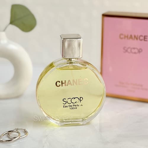 عطر ادکلن شنل چنس ادپرفیوم(زرد) اسکوپ | (Chanel Chance EDP (Scoop حجم 100 میل(شرکتی)