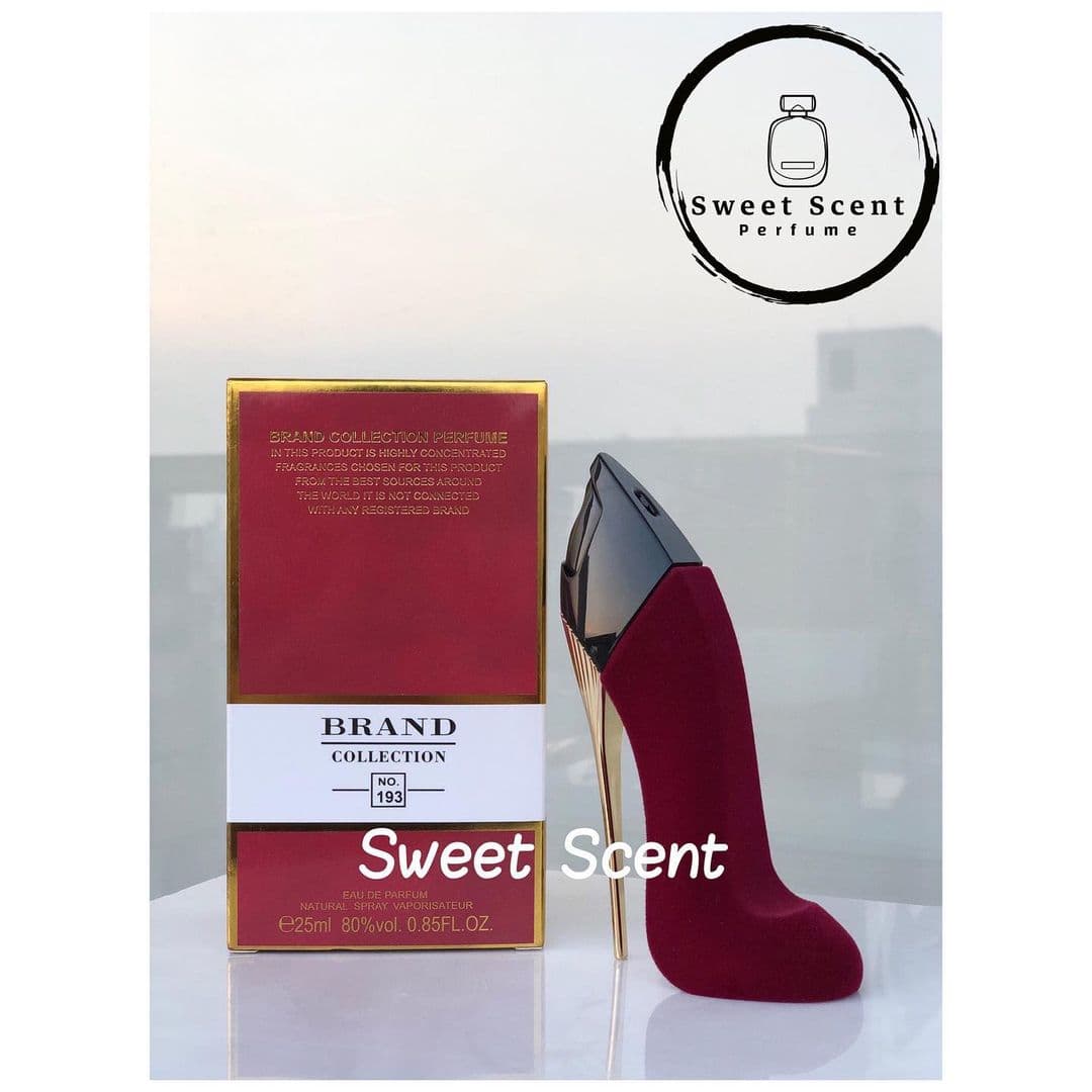 عطر ادکلن مینی گود گرلولوت فتال(قرمز مخملی) برند کالکشن | Carolina Herrera Good Girl Velvet Fatale Brand Collection حجم 25 میل کد 193