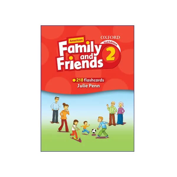Flashcards American Family and Friends 2 Second Edition
